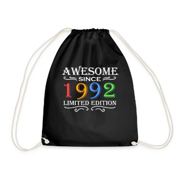 1992 - Né en 1992 - Fantastique depuis 1992 - Sac de sport léger - noir - Devant