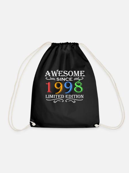 1998 - Jahrgang 1998 - Fantastisch seit 1998 - Turnbeutel - Schwarz