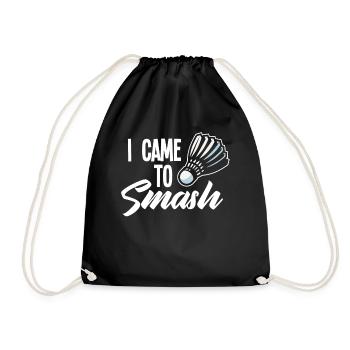 Badminton - Drawstring Bag - black - Front