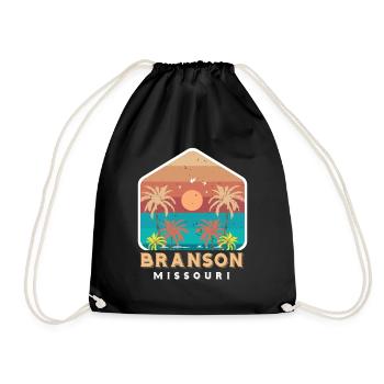 Branson Vacances Missouri Camping Voyage Randonnée Nat - Sac de sport léger - noir - Devant