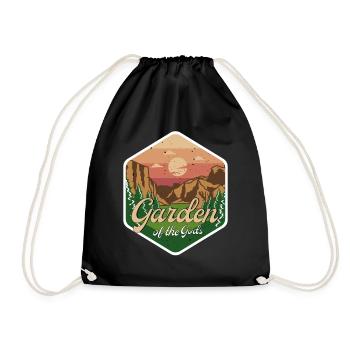 Colorado National Park Garden of the Gods Naturliebh - Drawstring Bag - black - Front