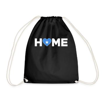 Somalie Accueil Somalie Drapeau Somalie Amour - Sac de sport léger - noir - Devant