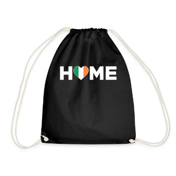 Ireland Home Ireland Flag Ireland Love - Drawstring Bag - black - Front