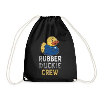 Rubber Duck Rubber Duckie Crew - Turnbeutel - Schwarz - Vorne