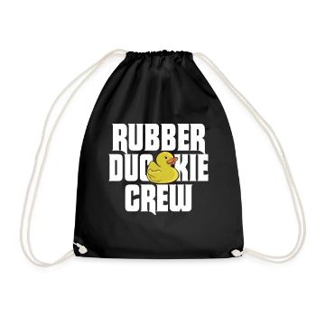 Rubber Duck Rubber Duckie Crew - Turnbeutel - Schwarz - Vorne