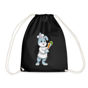 Bunny Cook Cuisinière Cuisinière de Carottes - Sac de sport léger - noir - Devant
