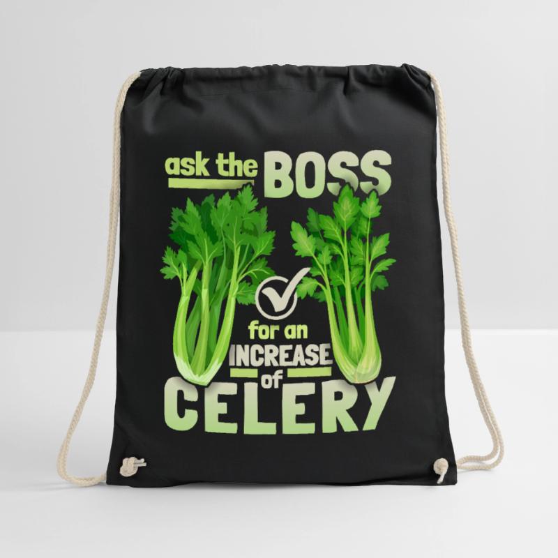Céleri, dicton drôle, jeu de mots, élevage de céleri Sac de sport léger