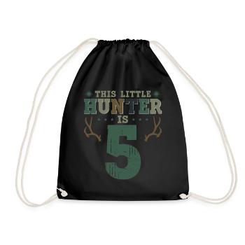 Buck Deer Hunting Hunter Kid 5ème - Sac de sport léger - noir - Devant