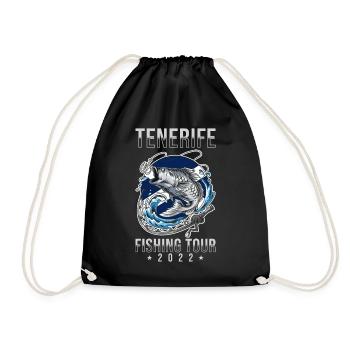 Tenerife Fishing Tour 2022 - Drawstring Bag - black - Front