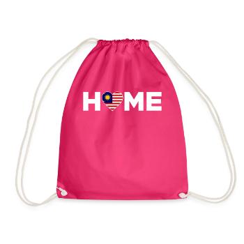 Malaisie Accueil Drapeau de la Malaisie - Sac de sport léger - fuchsia - Devant