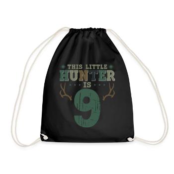 Buck Deer Hunting Hunter Kid 9ème - Sac de sport léger - noir - Devant