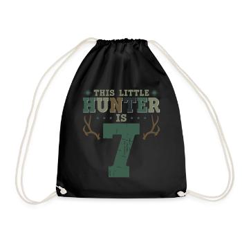 Buck Deer Hunting Hunter Kid 7ème - Sac de sport léger - noir - Devant