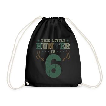 Buck Deer Hunting Hunter Kid 6ème - Sac de sport léger - noir - Devant