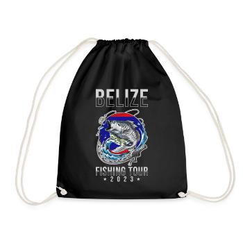 Belize Fishing Tour 2023 - Drawstring Bag - black - Front