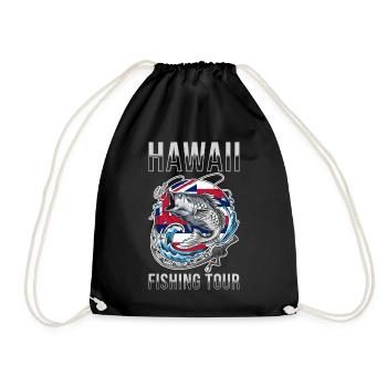 Excursion de pêche à Hawaï - Sac de sport léger - noir - Devant