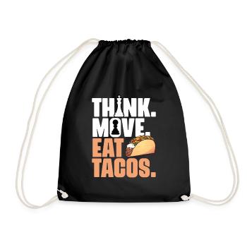 Fun board game Grandmaster for a - Drawstring Bag - black - Front