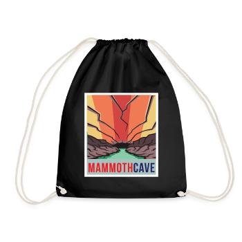 Mammoth Cave Retro National Park Souvenir Kentucky - Sac de sport léger - noir - Devant