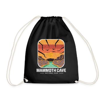 Parc national Mammoth Cave Kentucky Souvenir Höhle - Sac de sport léger - noir - Devant