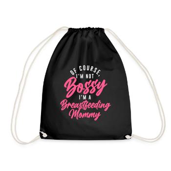 Silent Bossy Mère allaitante normalisée - Sac de sport léger - noir - Devant