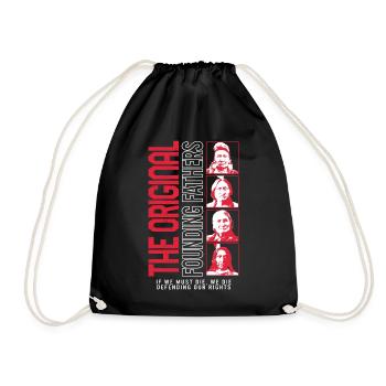Original Founding Fathers Shirt, Chief Joseph, - Drawstring Bag - black - Front