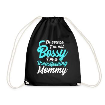 Silent Bossy Mère allaitante normalisée - Sac de sport léger - noir - Devant