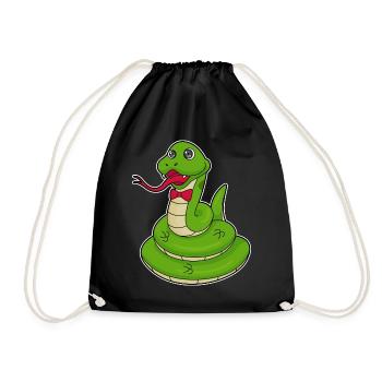 Arc serpent - Sac de sport léger - noir - Devant