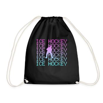 Hockey sur glace - Sac de sport léger - noir - Devant