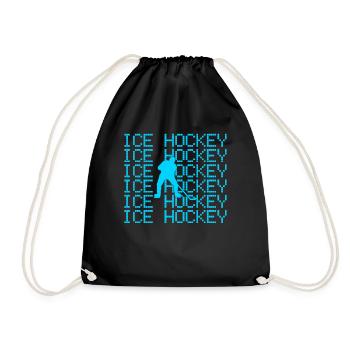 Hockey sur glace - Sac de sport léger - noir - Devant
