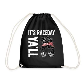 Chemise de course, c’est Raceday Ya’ll Hair Bun - Sac de sport léger - noir - Devant