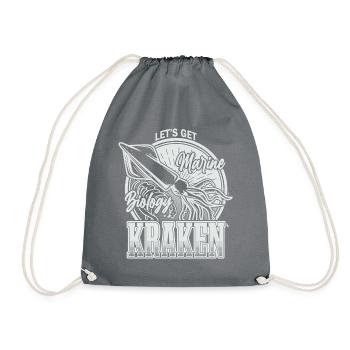 Obtenons Kraken Funny Squid Marine Biologist Sea - Sac de sport léger - gris - Devant