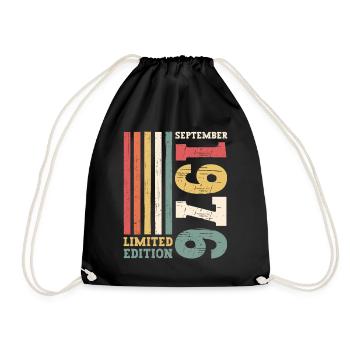 Édition limitée Septembre 1976 46e anniversaire - Sac de sport léger - noir - Devant