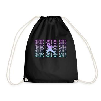 Martial arts - Drawstring Bag - black - Front