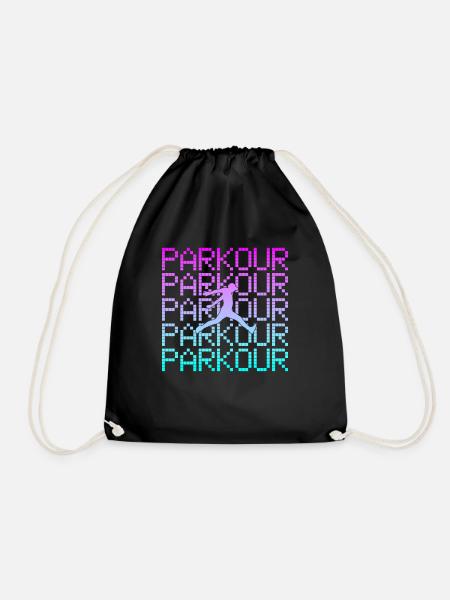 parkour - Turnbeutel - Schwarz