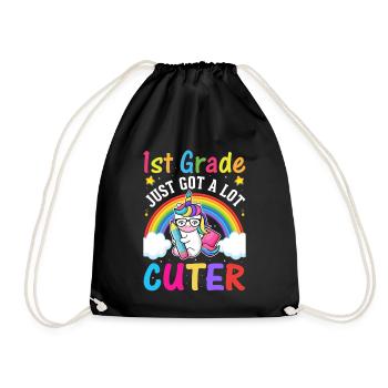 Bonjour Première année Rainbow Girls Boys Équipe d’enseignants - Sac de sport léger - noir - Devant