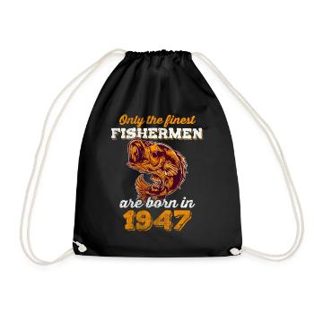 Legendär 75 Jahre alt Geschenk zum 75. Geburtstag - Turnbeutel - Schwarz - Vorne