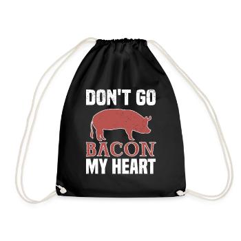 JGA Wedding Marriage Jungesellenabschied Party - Drawstring Bag - black - Front