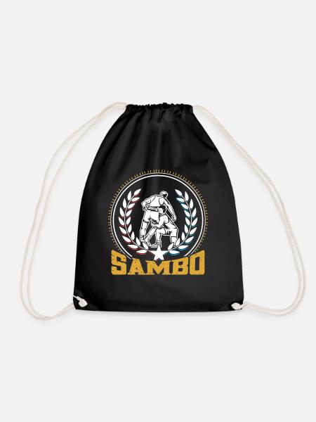 Sambo Kampfsport Training Trainer Kampfkunst - Turnbeutel - Schwarz