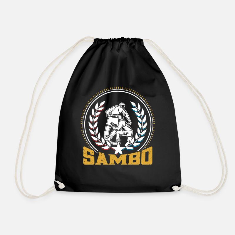 Sambo Kampfsport Training Trainer Kampfkunst - Turnbeutel - Schwarz