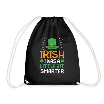 St Patrick's Day Gaelic Ireland Irish Irish - Drawstring Bag - black - Front