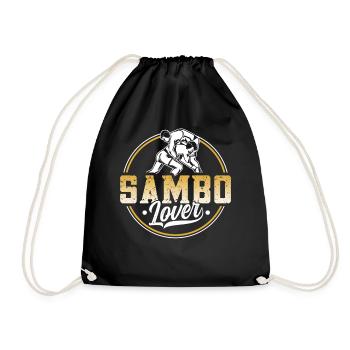 Sambo Lover Martial Arts Training Martial Arts - Drawstring Bag - black - Front