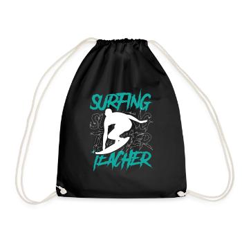 Moniteur de surf Surf Surf Surf Surf Surf - Sac de sport léger - noir - Devant