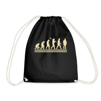 Development of the patrol officer - Drawstring Bag - black - Front