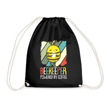 Cadeau d'apiculteur apiculteur abeille abeille - Sac de sport léger - noir - Devant