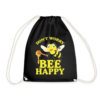 Cadeau d'apiculteur apiculteur abeille abeille - Sac de sport léger - noir - Devant