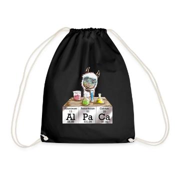 Mignon mignon Alpaga Chemicals Al Pa Ca Lala - Sac de sport léger - noir - Devant