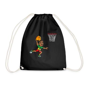 Juneteenth Joueur de basket-ball Joueur Sports - Sac de sport léger - noir - Devant