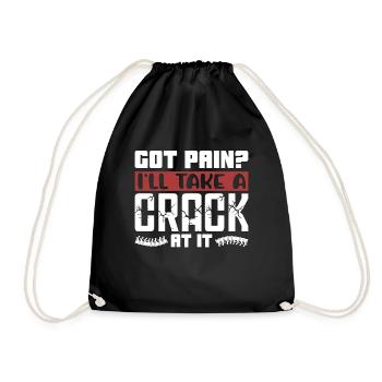 Chiropraktik Physio Chiropraktiker Coole Geschenk - Turnbeutel - Schwarz - Vorne