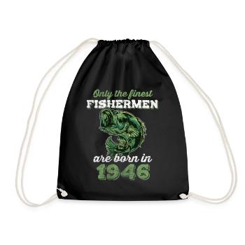 Legendär 76 Jahre alt Geschenk zum 76. Geburtstag - Turnbeutel - Schwarz - Vorne