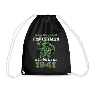Legendär 81 Jahre alt Geschenk zum 81. Geburtstag - Turnbeutel - Schwarz - Vorne