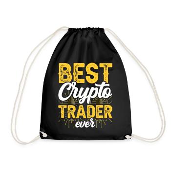 Meilleur crypto trader de tous les temps Trader Crypto - Sac de sport léger - noir - Devant